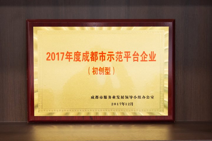 2017年度成都示范平台企业