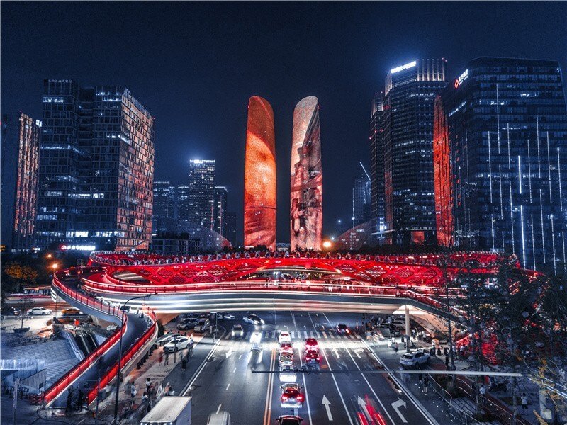 中国华商金融中心大厦外观
